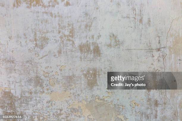 old color gray wall painted background - damaged concrete stock pictures, royalty-free photos & images