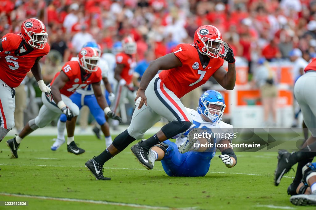 COLLEGE FOOTBALL: SEP 15 Middle Tennessee at Georgia
