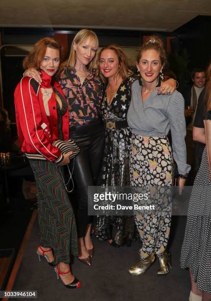 Jasmine Guinness, Jade Parfitt, Alice Temperley and Violet Von Westenholz attend the Temperley London SS19 after party hosted by Alice Temperley and...