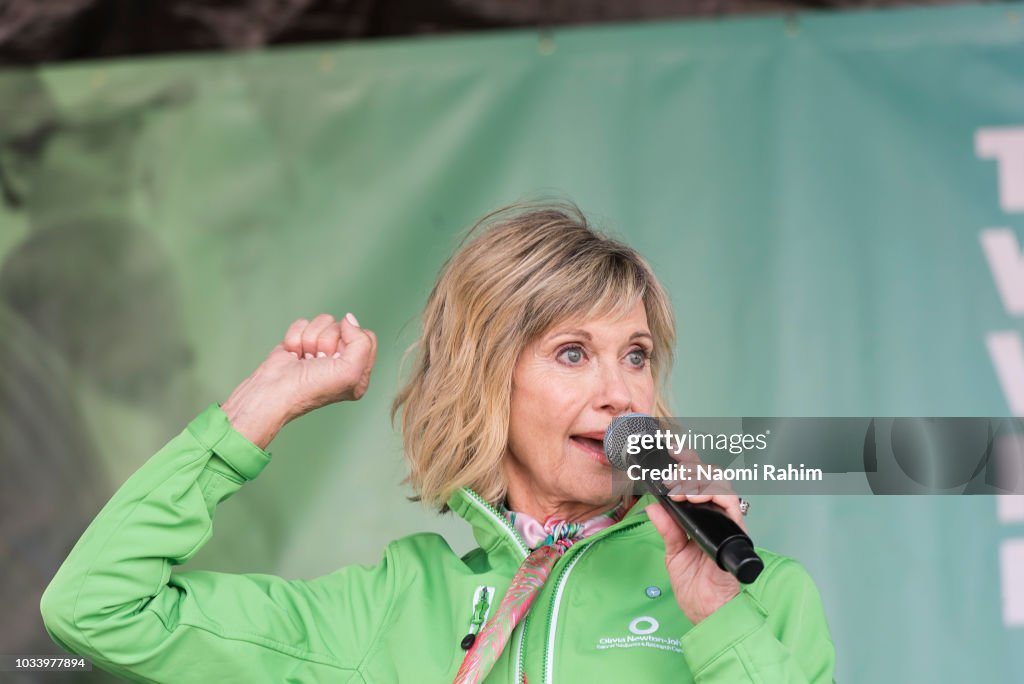 Olivia Newton-John Attends Annual Wellness Walk and Research Run
