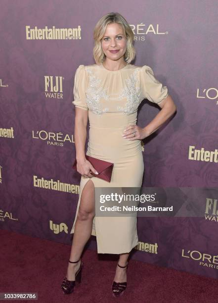 Candace Cameron Bure attends the 2018 Pre-Emmy Party hosted by Entertainment Weekly and L'Oreal Paris at Sunset Tower on September 15, 2018 in Los...