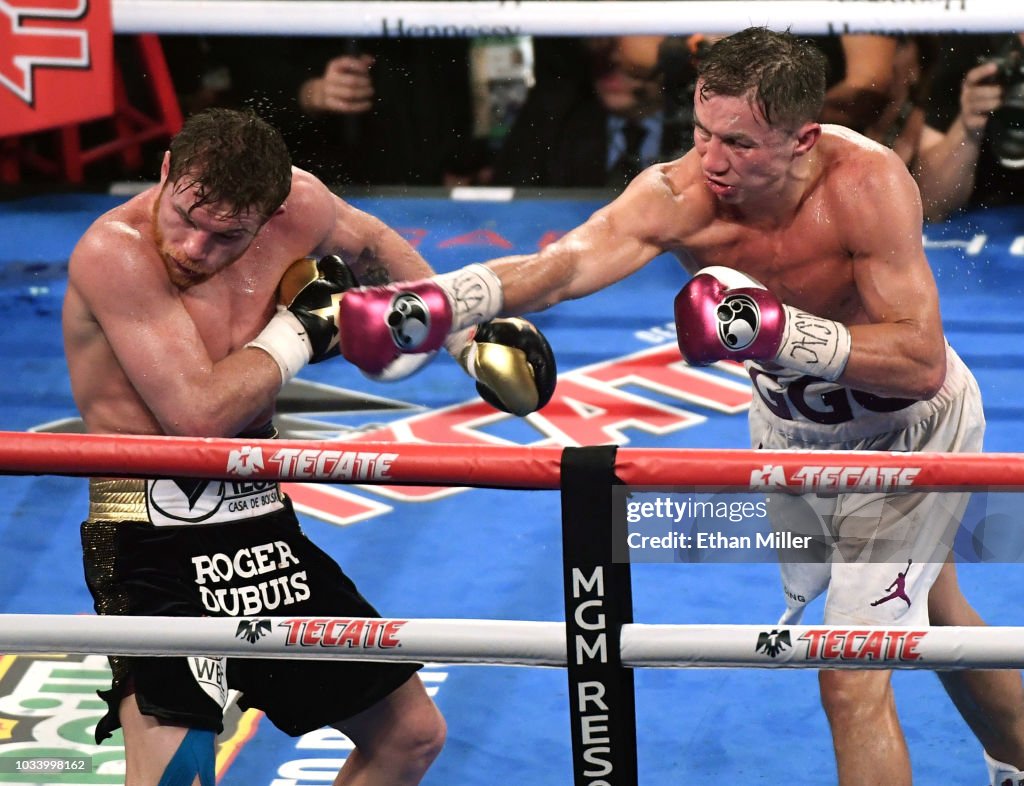 Gennady Golovkin v Canelo Alvarez