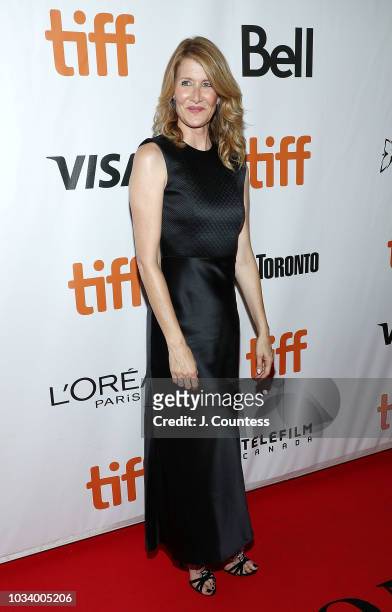 Laura Dern attends the premiere of "Jeremiah Terminator LeRoy" at Roy Thomson Hall on September 15, 2018 in Toronto, Canada.
