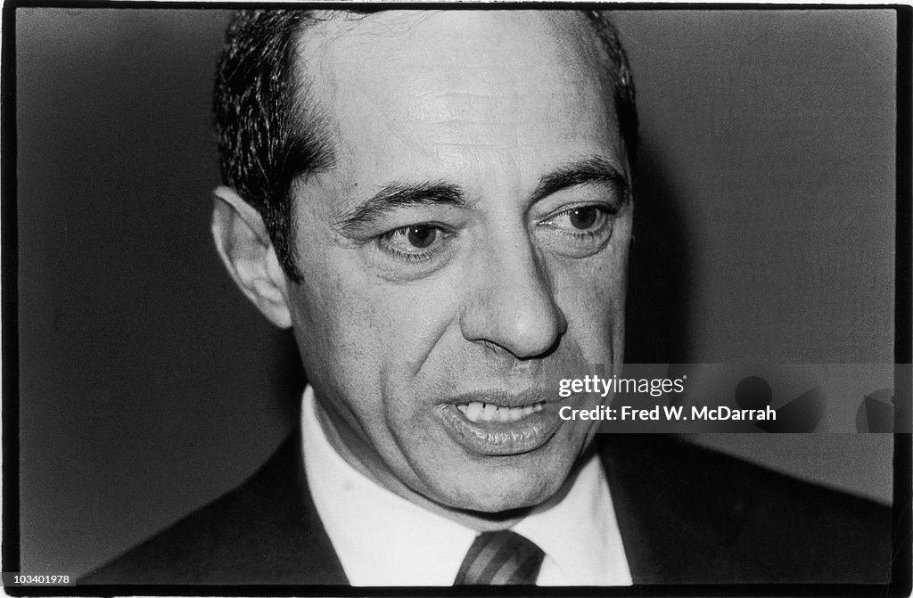 Portrait Of Politician Mario Cuomo