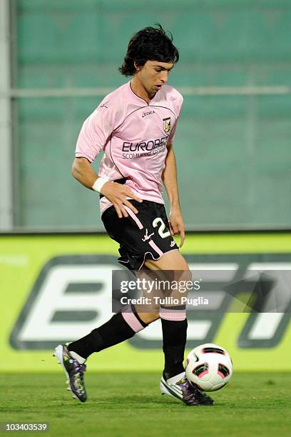 Javier Pastore of Palermo in action during the pre season friendly tournament "A.R.S. Trophy" between US Citta di Palermo, SSC Napoli and Valencia CF...