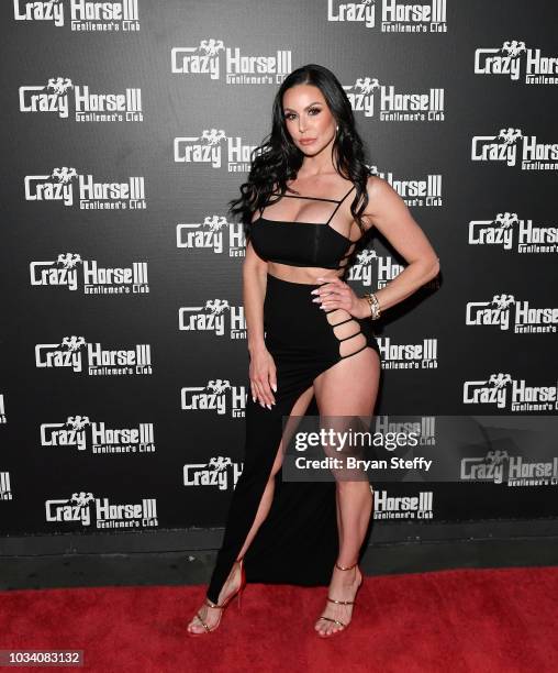 Adult film actress Kendra Lust hosts her birthday party celebration at Crazy Horse 3 Gentlemen's Club on September 15, 2018 in Las Vegas, Nevada.