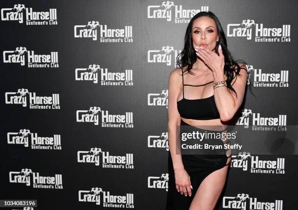 Adult film actress Kendra Lust hosts her birthday party celebration at Crazy Horse 3 Gentlemen's Club on September 15, 2018 in Las Vegas, Nevada.