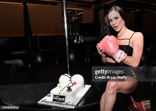 Adult film actress Kendra Lust hosts her birthday party celebration at Crazy Horse 3 Gentlemen's Club on September 15, 2018 in Las Vegas, Nevada.