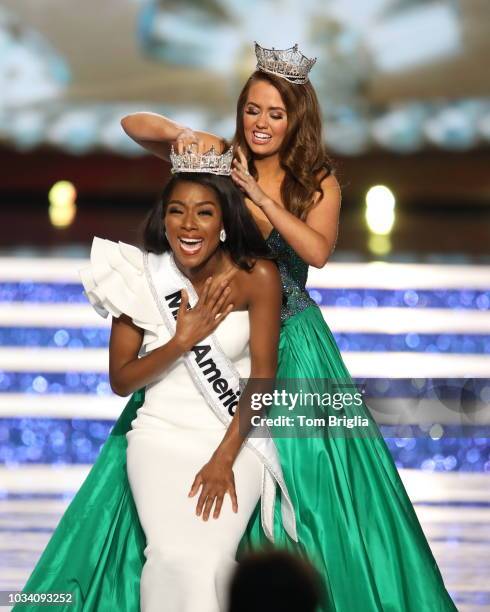 Miss New York Nia Franklin wins the 2019 Miss America Pageant held in Historic Boardwalk Hall on Sunday September 9, 2018 in Atlantic City New Jersey.