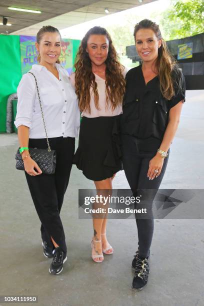 Imogen Thomas, Michelle Heaton and Danielle Lloyd attend the launch of Nickelodeon's Rise of the Teenage Mutant Ninja Turtles at Bay Sixty6 on...