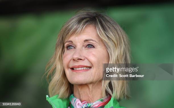 Olivia Newton-John during the annual Wellness Walk and Research Runon September 16, 2018 in Melbourne, Australia. The annual event, now in it's sixth...
