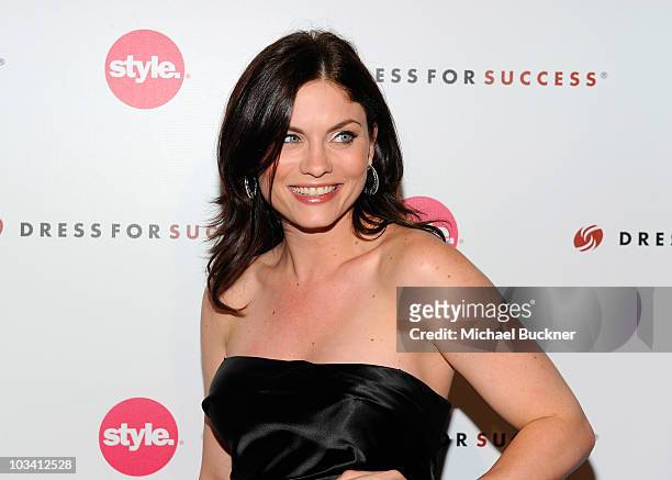 Actress Jodi Lyn O'Keefe arrives at the 2nd Annual "Give & Get Fete" at the SoHo House on August 16, 2010 in West Hollywood, California.