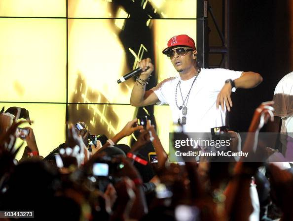 Ti Rapper Dancing Rapper T.I. performs at a One Night Only show for AXE Music at... News ...