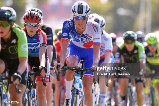 Moniek Tenniglo of The Netherlands and Team FDJ Nouvelle Aquitaine Futuroscope / during the 4th Madrid Challenge by la Vuelta, Stage 2 a 100,3km...