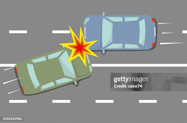 car accident - auto unfall stock-grafiken, -clipart, -cartoons und -symbole