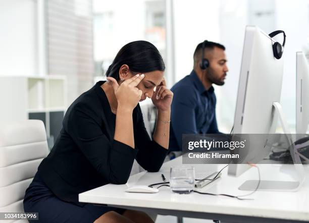 Sad Call Handler Sad Call Center Rep Photos and Premium High Res Pictures - Getty Images