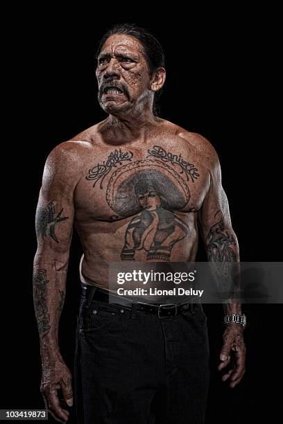 Actor Danny Trejo is photographed for Penthouse Magazine on June 18, 2010 in Los Angeles, California.