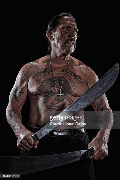 Actor Danny Trejo is photographed for Penthouse Magazine on June 18, 2010 in Los Angeles, California.