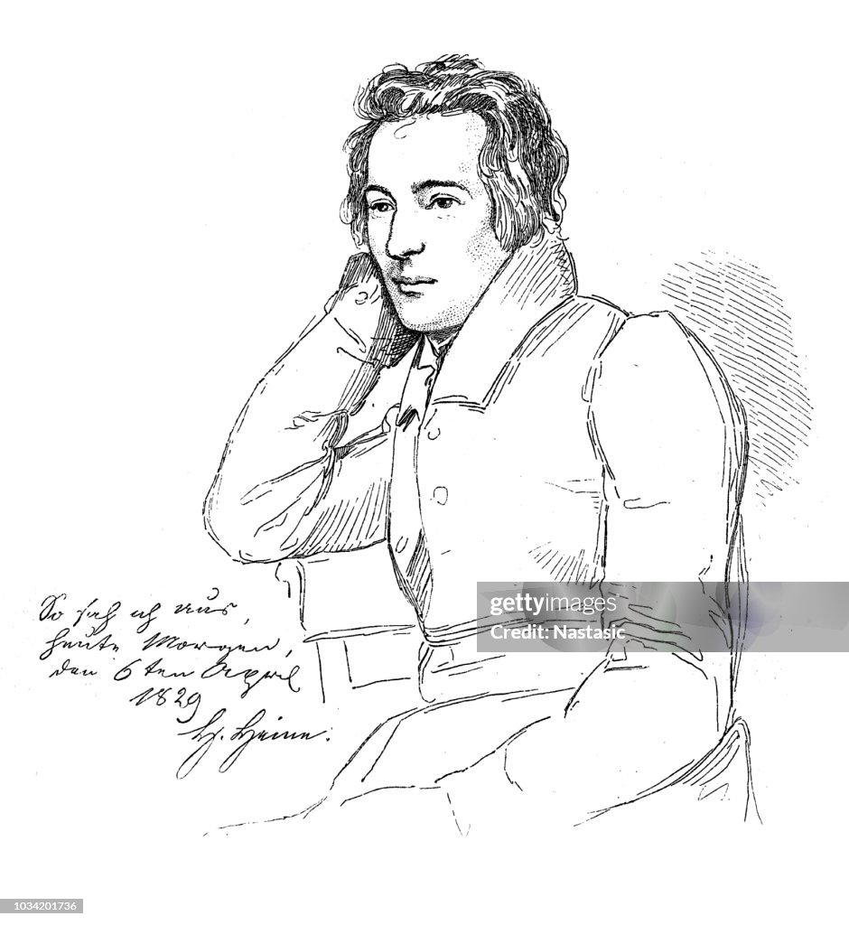 Heinrich Heine (1797-1856), German poet