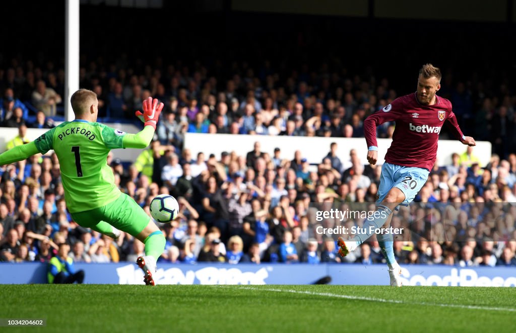 Everton FC v West Ham United - Premier League