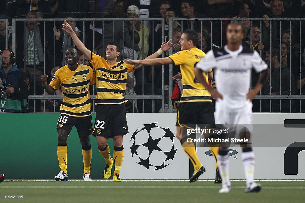 BSC Young Boys v Tottenham Hotspur - UEFA Champions League Qualifying