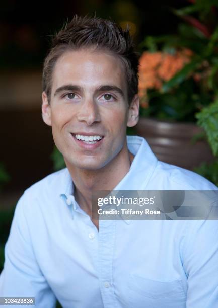 Television personality Simon Huck attends the Young Hollywood Studio on August 17, 2010 in Los Angeles, California.