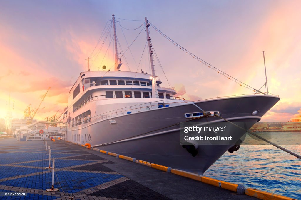 Travel with cruise ship.