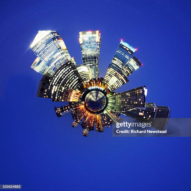 business planet - 360 panoramic stock pictures, royalty-free photos & images