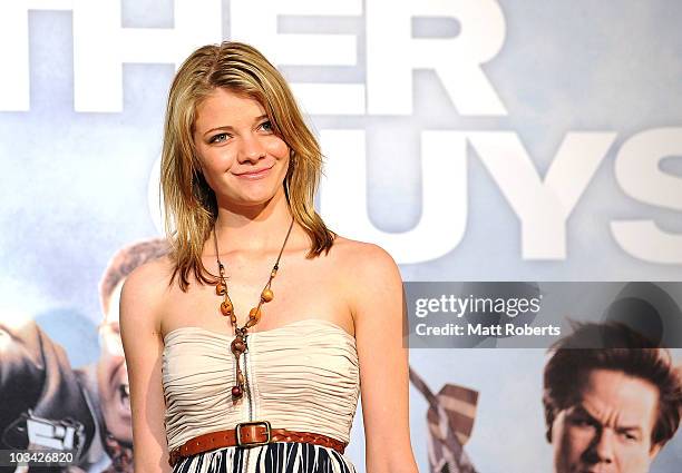 Jessica Watson arrives for the Australian Movie Premiere of "The Other Guys" on August 18, 2010 in Gold Coast, Australia.