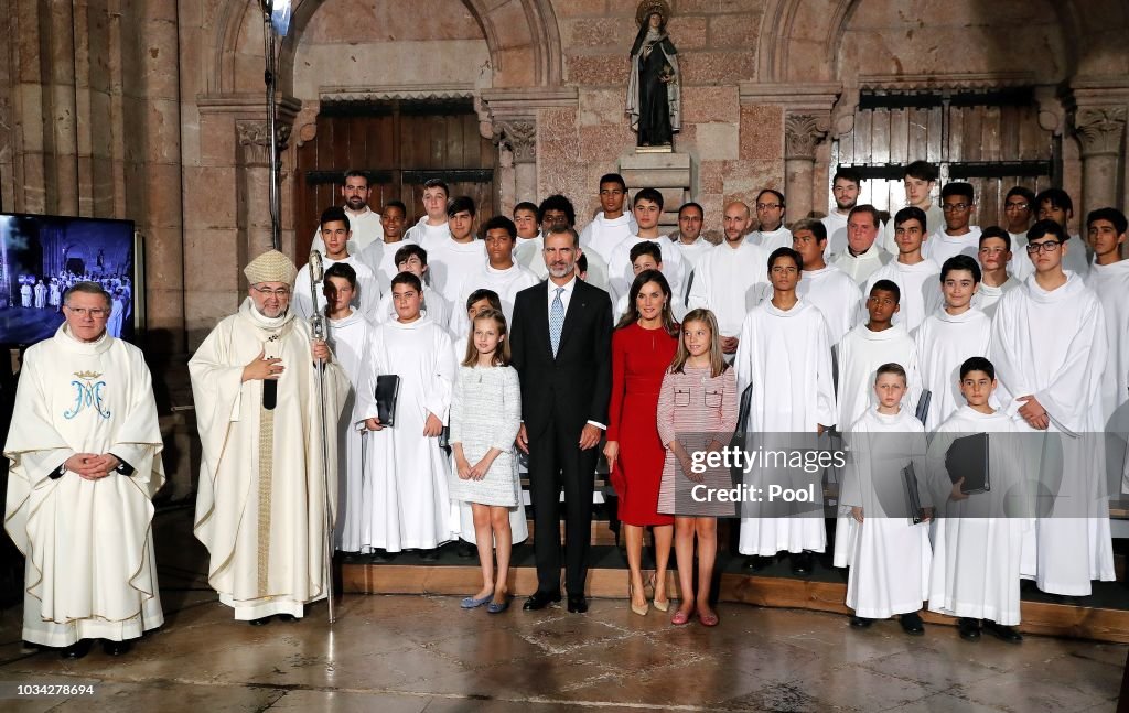 Spanish Royals Attend 13th Centenary of The Reign of Asturias