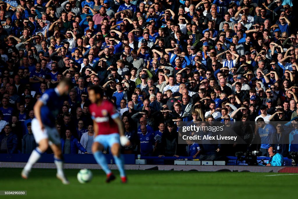 Everton FC v West Ham United - Premier League