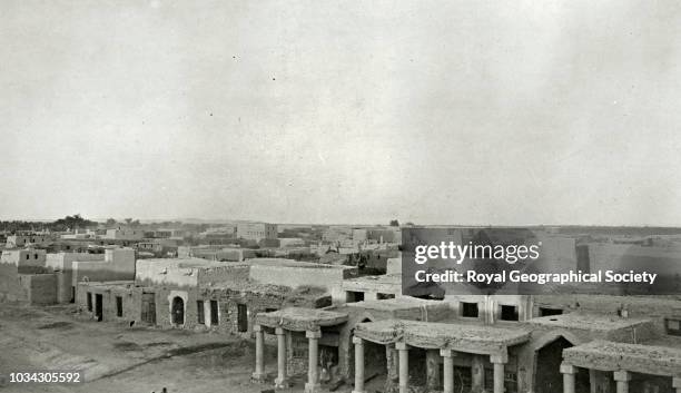 Hufuf - part of Qaisariyya and Rafaiyya from Kut main gate, Saudi Arabia, circa 1917.