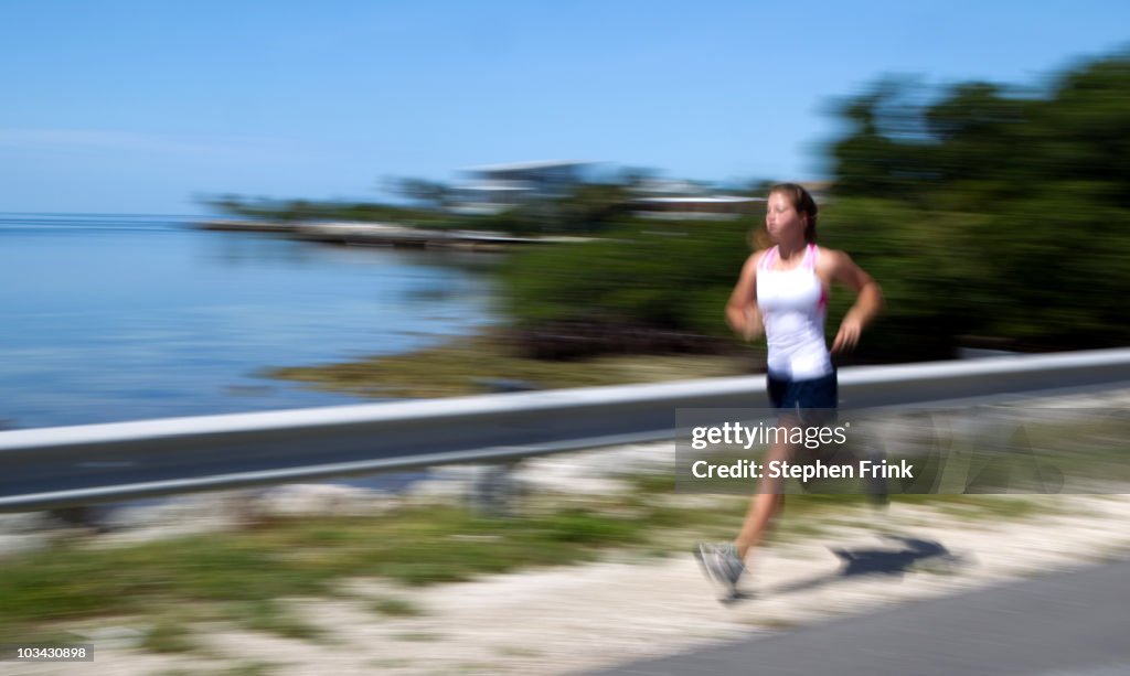 Female runner