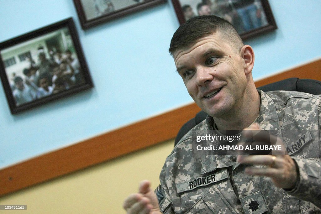 US Army Lieutenant Colonel Robert Rooker, chief of an advisory... News ...