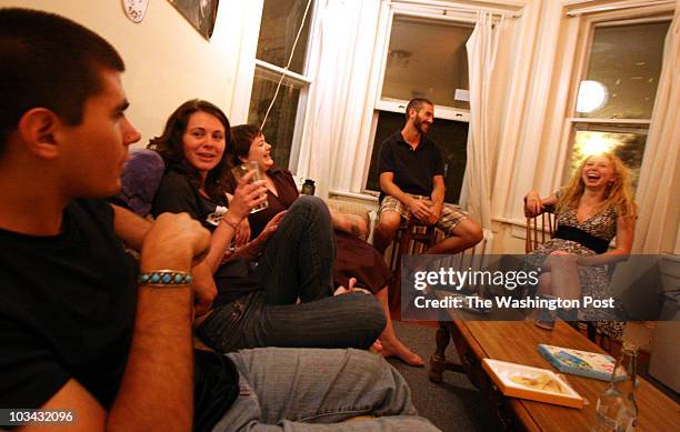 Grouphouse DATE: June 10, 2007 CREDIT: James M. Thresher / The Washington Post. Washington, DC SUBJECT: Story on a group house in Mt. Pleasant. One...