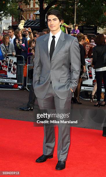 Brandon Routh attends the European premiere of 'Scott Pilgrim vs The World' at Empire Leicester Square on August 18, 2010 in London, England.