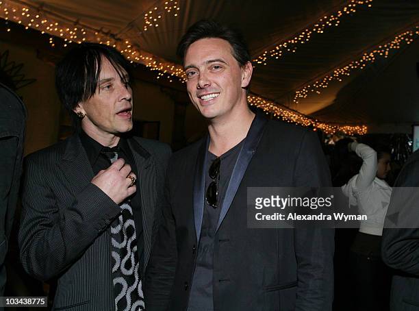 Musicians Billy Morrison and Donovan Leitch at the Hollywood Life Breakthrough of the Year Awards After Party held at The Henry Fonda Music Box...