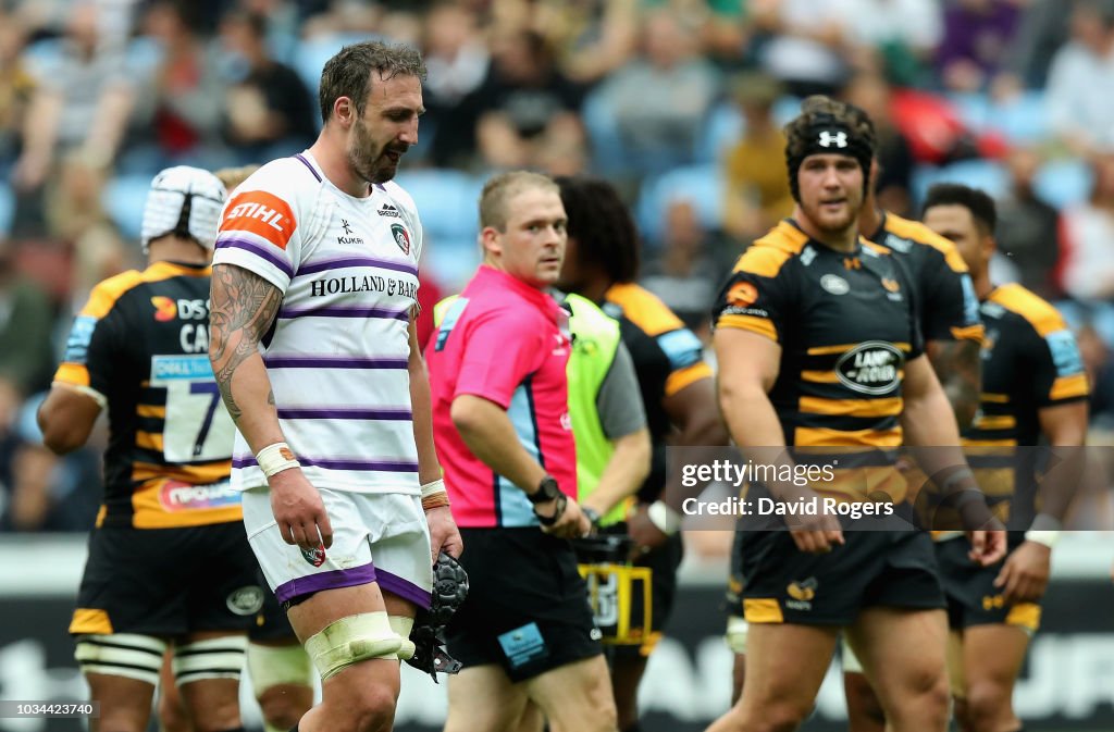 Wasps v Leicester Tigers - Gallagher Premiership Rugby