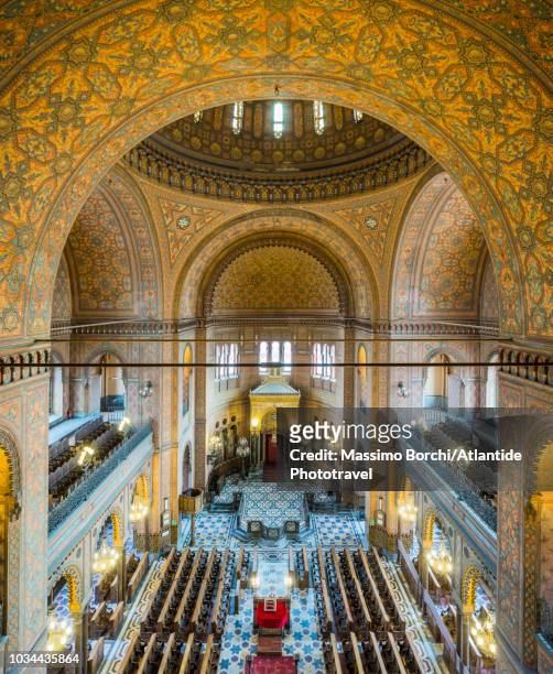 the great synagogue of florence - jewish church stock pictures, royalty-free photos & images