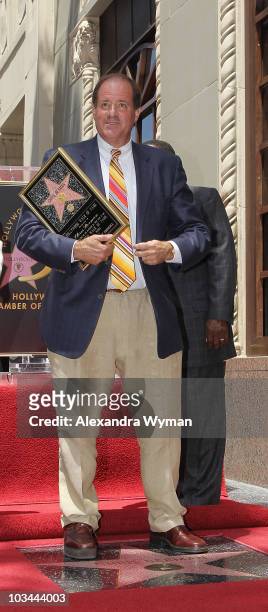 Chris Berman honored with The 2,409th Star on Hollywood Walk of Fame on May 24, 2010 in Hollywood, California.