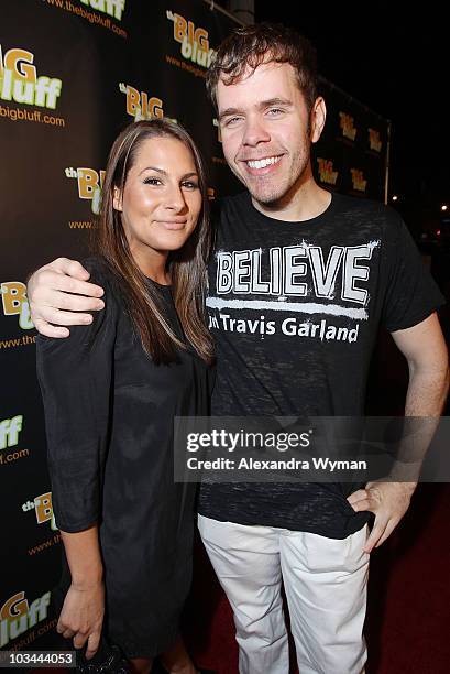 Ashley Dupre and Perez HIlton at TheBigBluff.com Game Launch Hosted by Perez Hilton held at Industry on May 24, 2010 in Los Angeles, California.