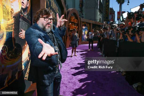 Jack Black attends the premiere of Universal Pictures' "The House With A Clock In Its Walls" at TCL Chinese Theatre IMAX on September 16, 2018 in...