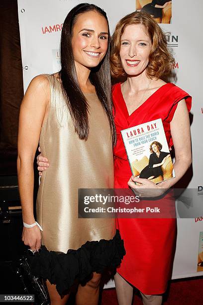 Actress Jordana Brewster and author Laura Day arrive at the celebration for Laura Day�s new book �How to Rule the World from Your Couch� hosted by...