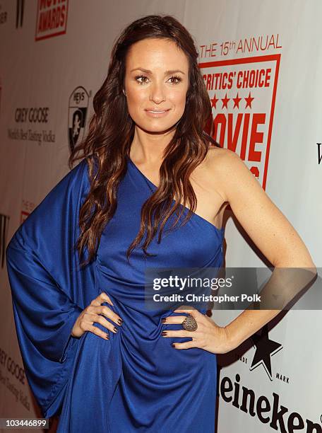 Personality Catt Sadler arrives at the 15th annual Critics' Choice Awards after party held at Katsuya on January 15, 2010 in Hollywood, California.