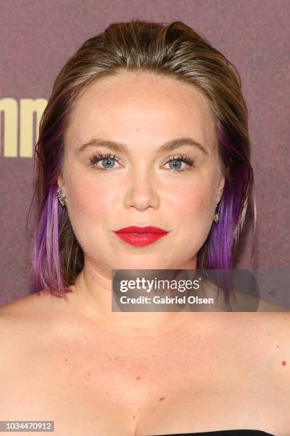 Amanda Fuller arrives to the 2018 Entertainment Weekly Pre-Emmy Party at Sunset Tower Hotel on September 15, 2018 in West Hollywood, California.
