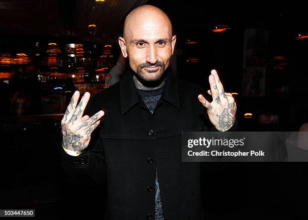 Actor Robert LaSardo attends the "Super Street Fighter IV" Lounge at Trousdale on April 21, 2010 in West Hollywood, California.