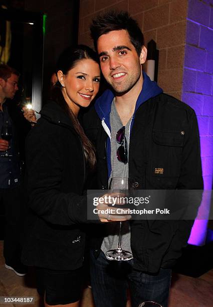 Renee Herlocker and musician Kelley James attend "Learn to Ride" with the Audi Sportscar Experience 2010, presented by Oakley at Infineon Raceway on...