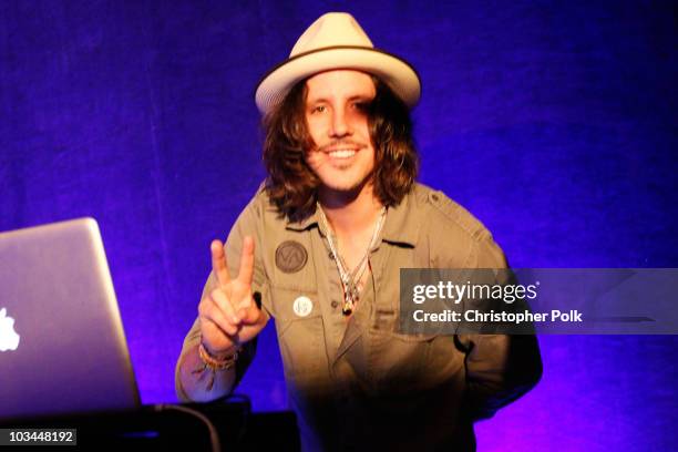 Musician Cisco Adler attends "Learn to Ride" with the Audi Sportscar Experience 2010, presented by Oakley at Infineon Raceway on May 20, 2010 in...