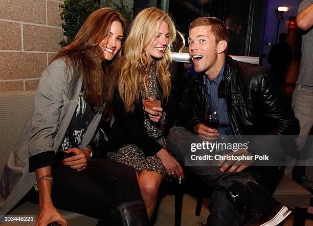 Barbara Stoyanoff, Katelyn Manley and Jeremy McCassy attend "Learn to Ride" with the Audi Sportscar Experience 2010, presented by Oakley at Infineon...