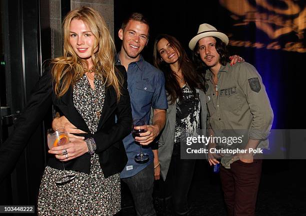 Katelyn Manley, Jeremy McCassy, Barbara Stoyanoff and Cisco Adler attend "Learn to Ride" with the Audi Sportscar Experience 2010, presented by Oakley...